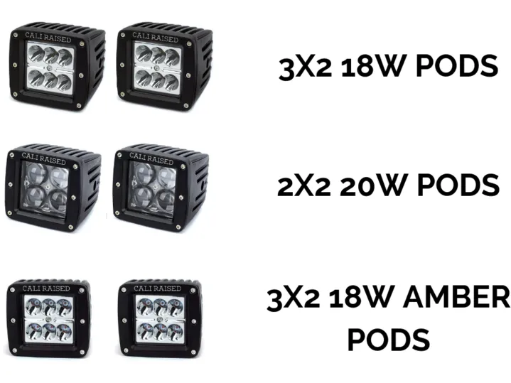 Cali Raised LED Fog Light Replacement For Tacoma (2012-2015)