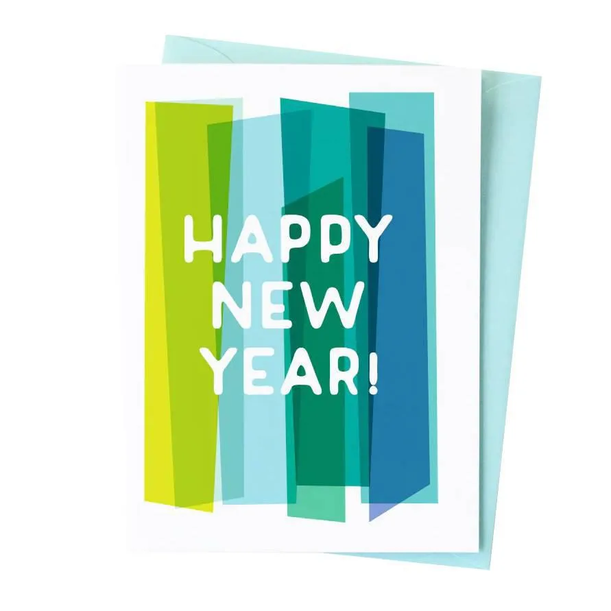 Card - Holiday - New Year Streamers  by Graphic Anthology