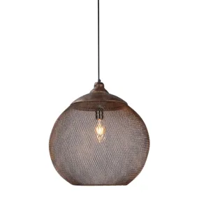 Carlo Large Hanging Lamp in Rustic