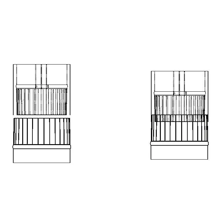 CB-3024-SS-3 Three 3" Stainless Steel Double Wall Flue Pipes, 24" Long