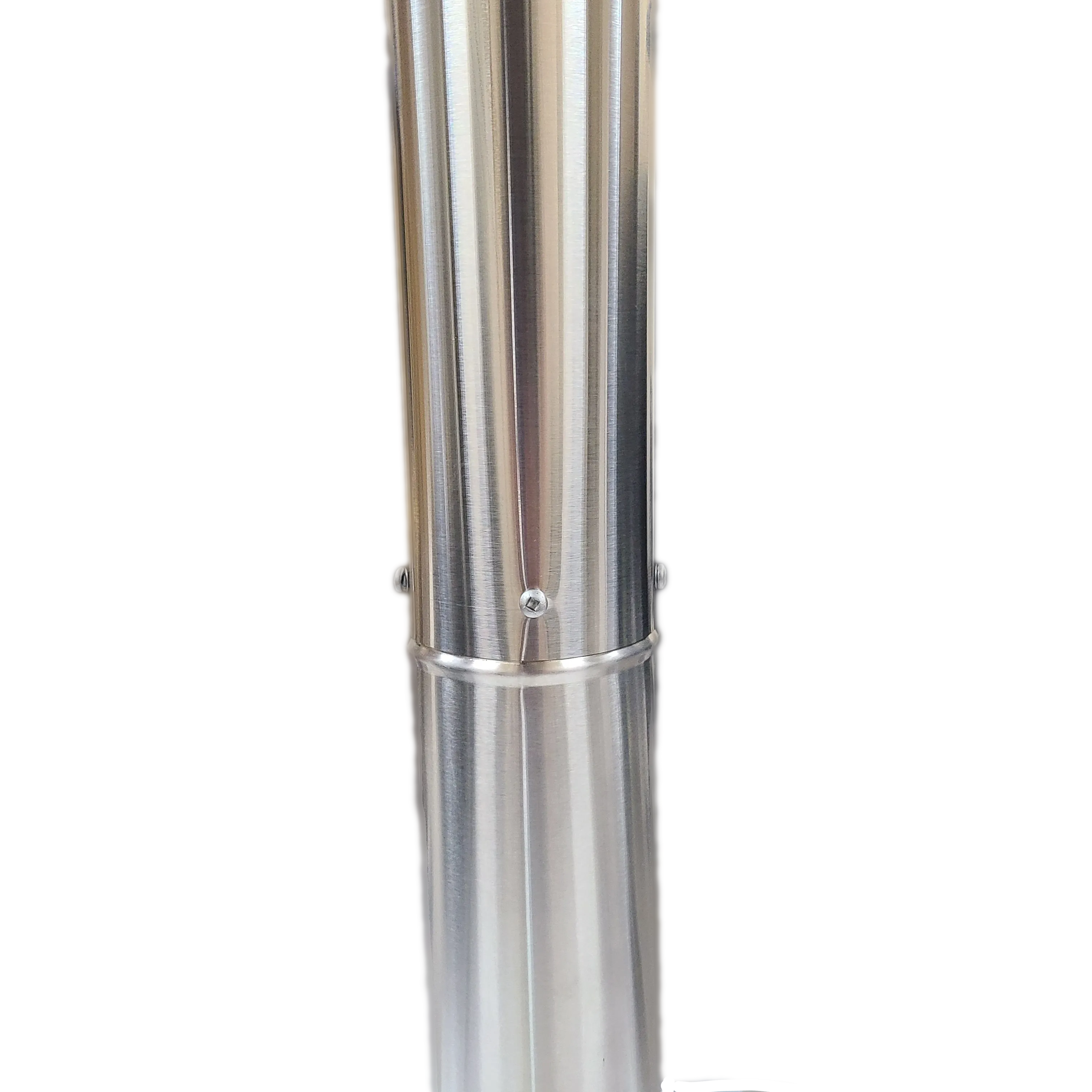 CB-3024-SS-3 Three 3" Stainless Steel Double Wall Flue Pipes, 24" Long