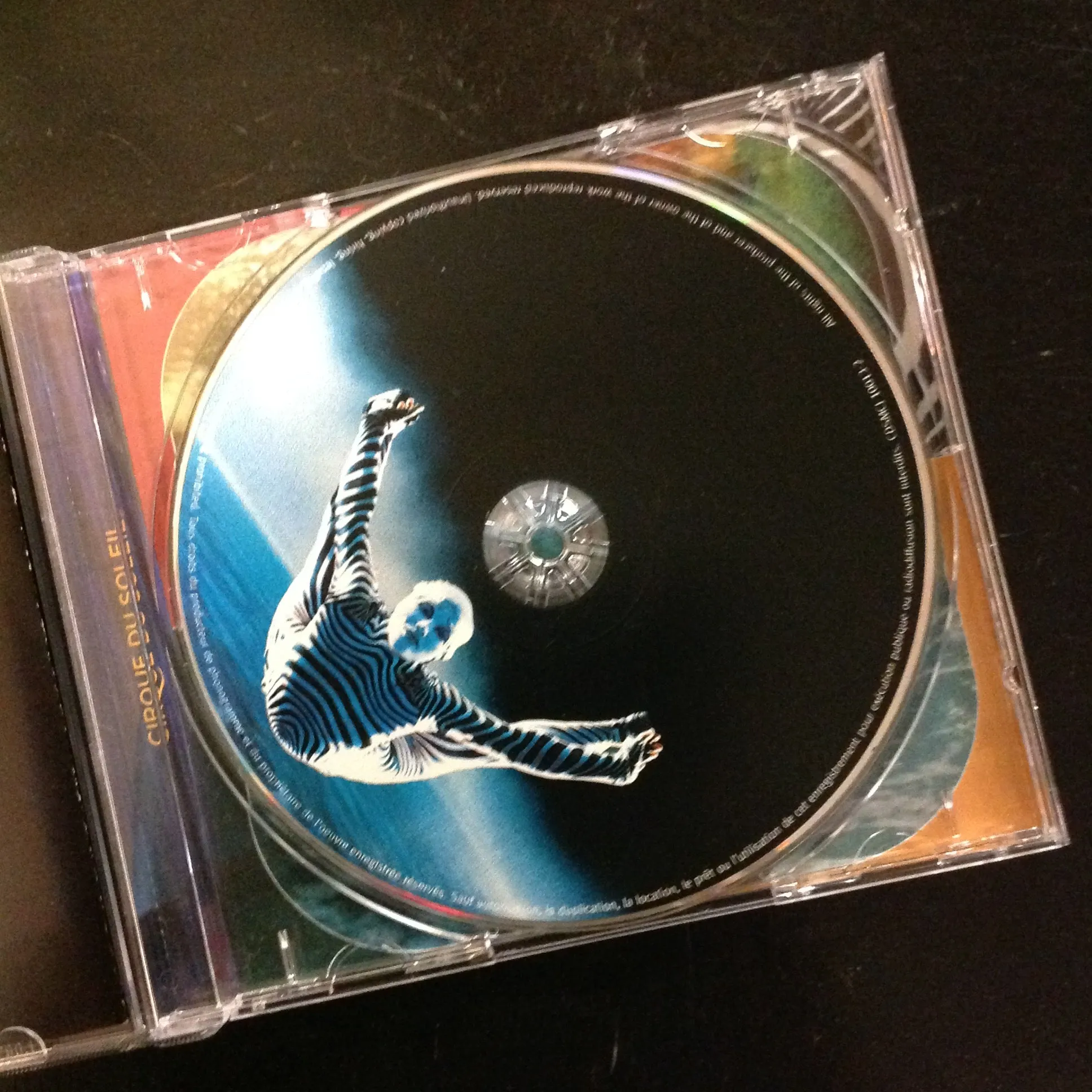 CD Cirque Du Soleil  "O" CDSMCJ 10013-2 Musical Stage Screen Circus