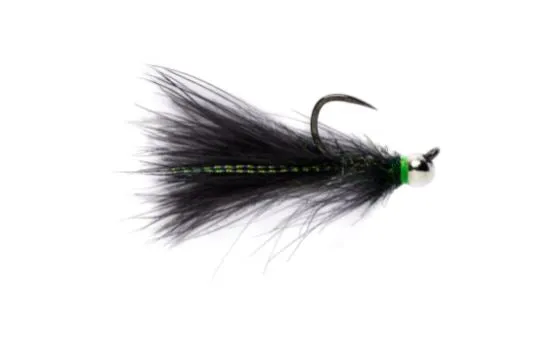 CDC Jig Streamer Minnow - Black
