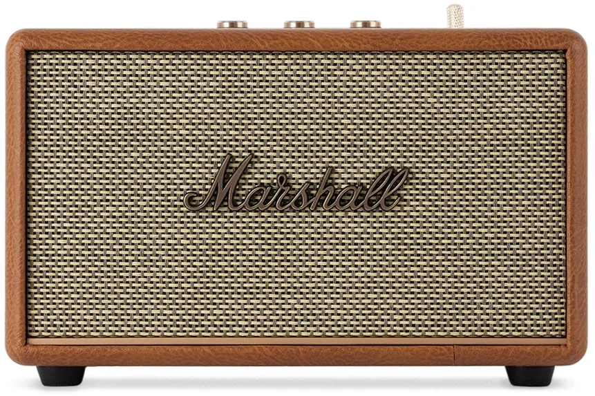 Certified Refurbished - Marshall Acton III Bluetooth Speaker, Brown