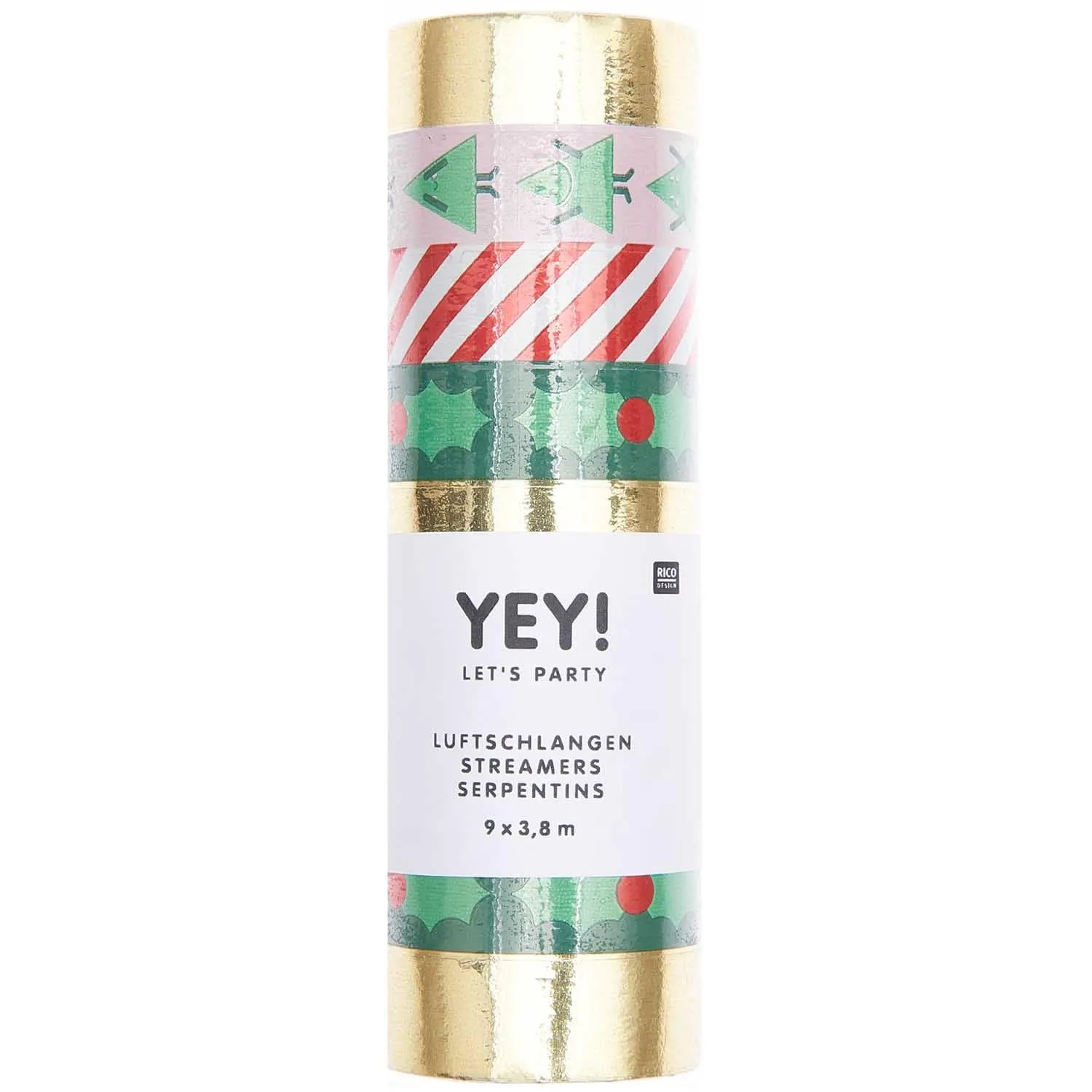 Christmas Throwing Streamers (Pack of 18)