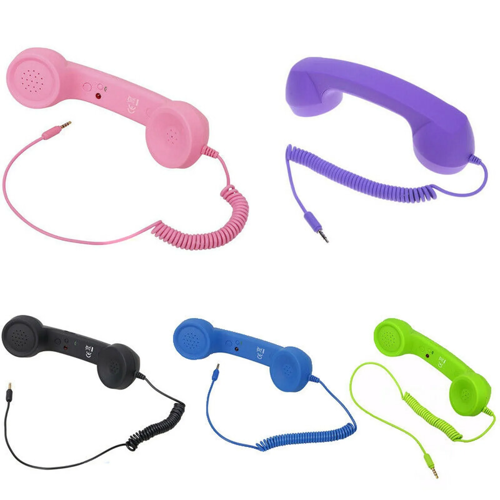 Classic retro telephone Handset Mini Mic Speaker