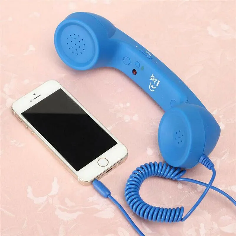 Classic retro telephone Handset Mini Mic Speaker