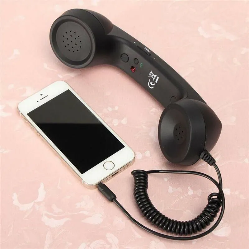 Classic retro telephone Handset Mini Mic Speaker