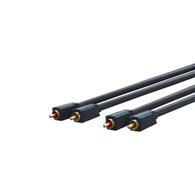Clicktronic Stereo RCA Male to Male (st. Audio) 2m