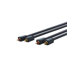 Clicktronic Stereo RCA Male to Male (st. Audio) 5m