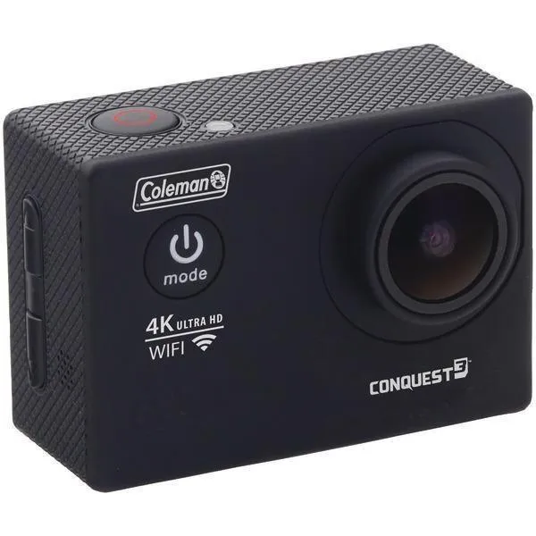 COLEMAN CX14WP 16.0-Megapixel Conquest3 4K Ultra HD Wi-Fi Waterproof Sports Camera Kit