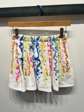 Confetti Streamers Skort - White [Queen of Sparkles]