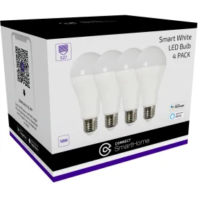 Connect Smart Bulb E27 White (4 Pack)