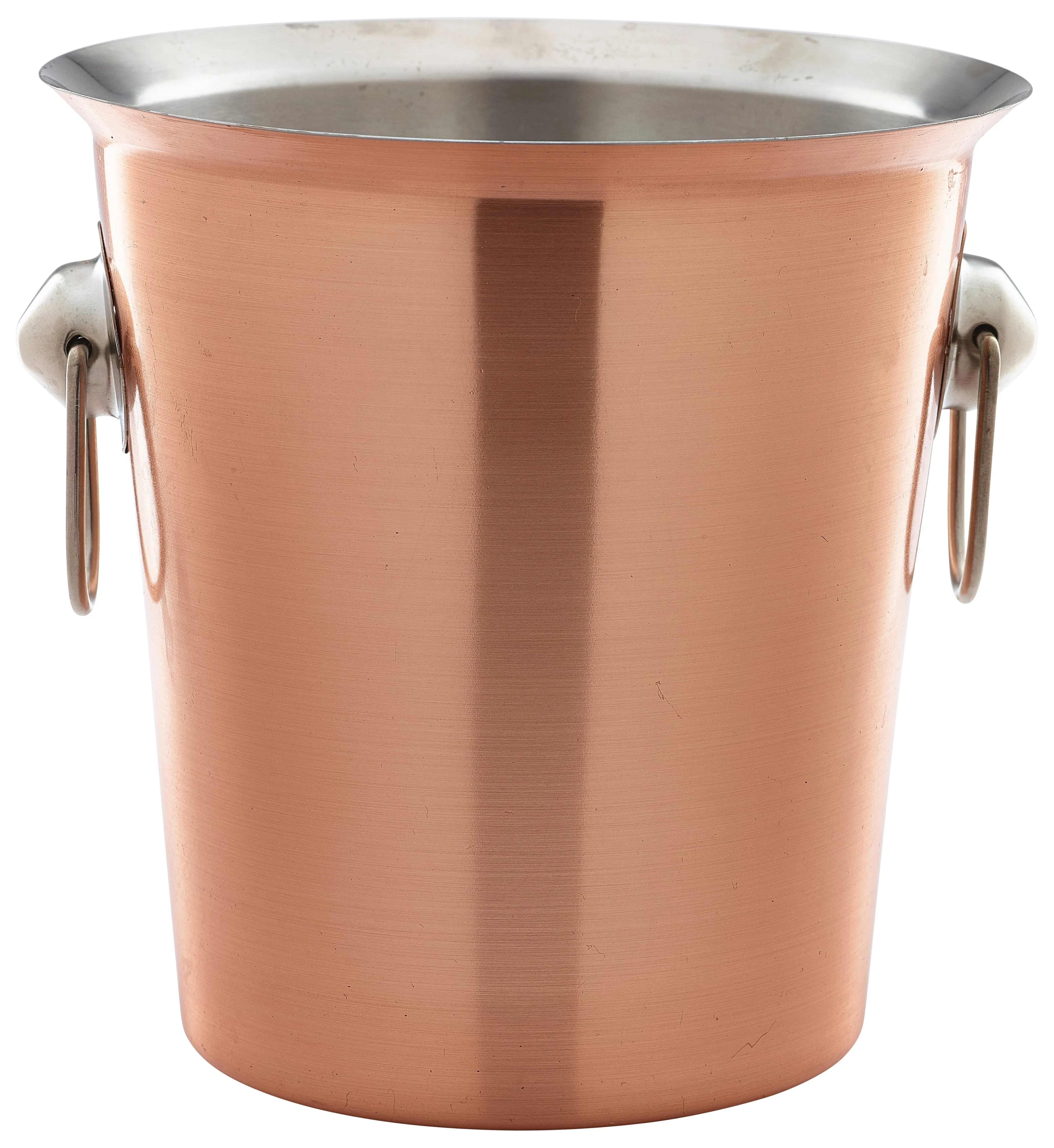 Copper Wine Bucket With Ring Handles