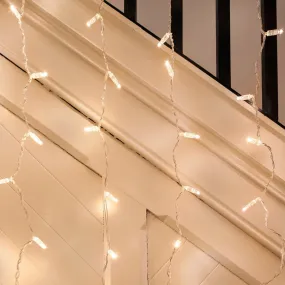 Core Connect 14m x 1m 672 Warm White Connectable Curtain Lights Clear Cable