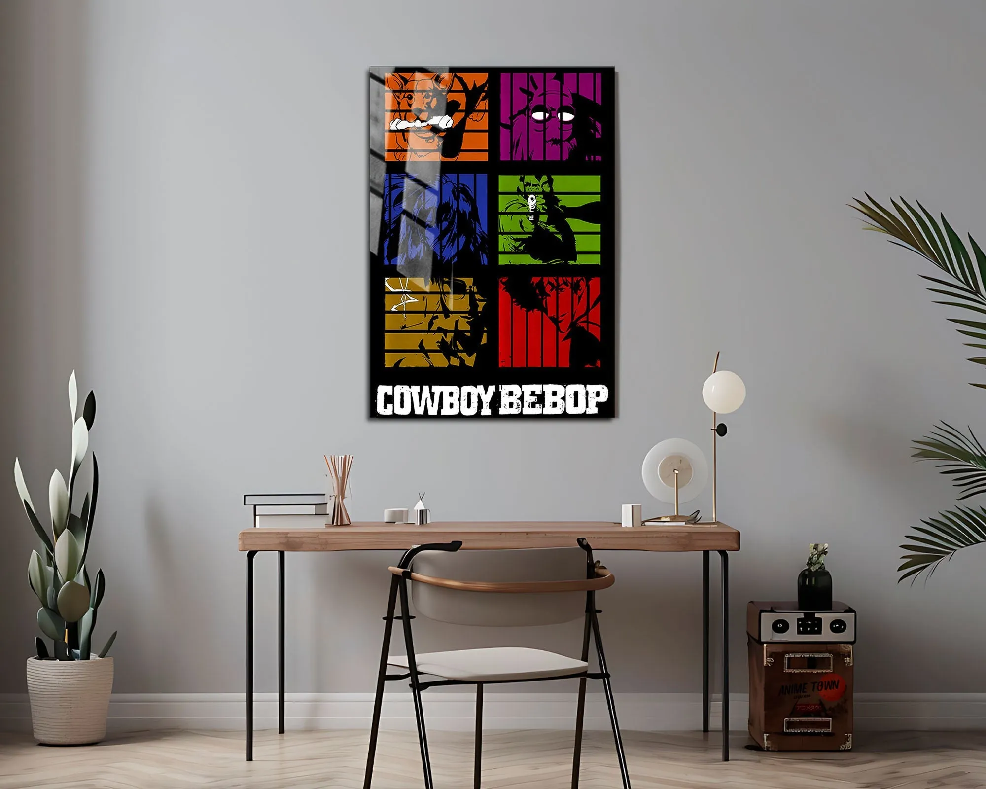 Cowboy Bebop Minimalist Metal Poster