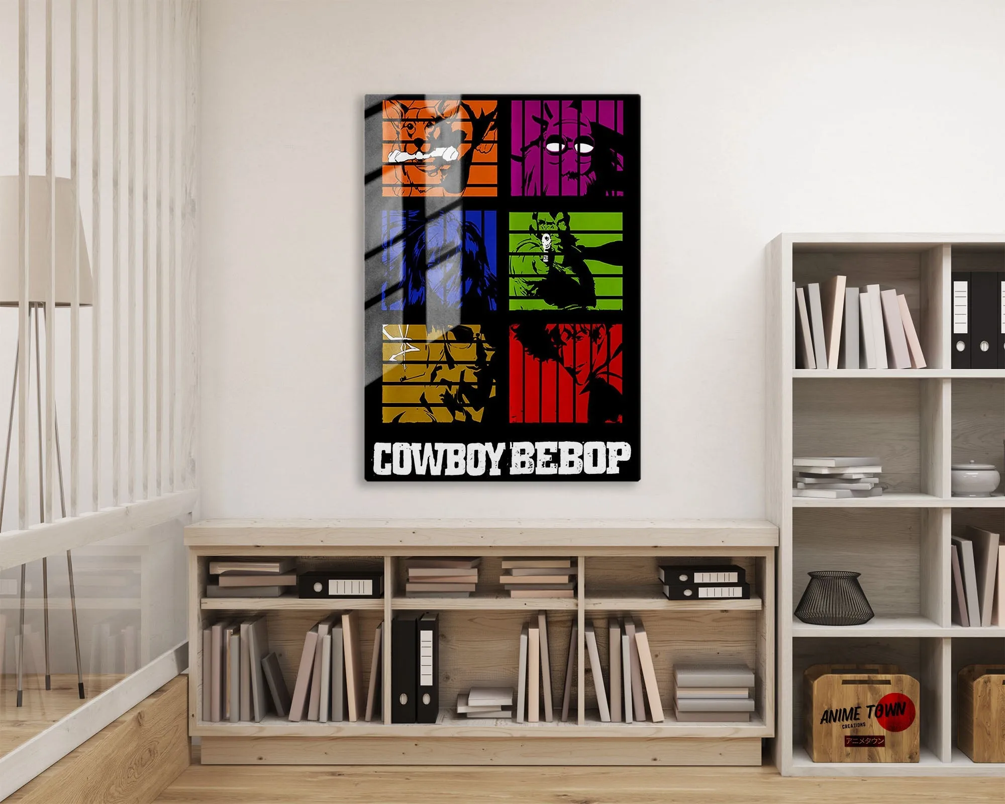 Cowboy Bebop Minimalist Metal Poster