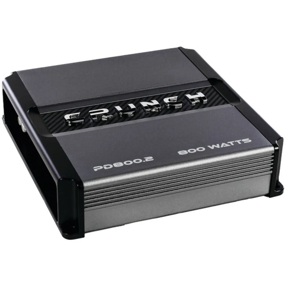Crunch PD 800.2 POWER DRIVE 2-Channel Bridgeable Class AB Amp (800 Watts max)