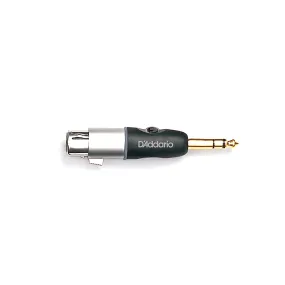 D’Addario PW-P047AA ¼” Male Balanced to XLR Female Adapter