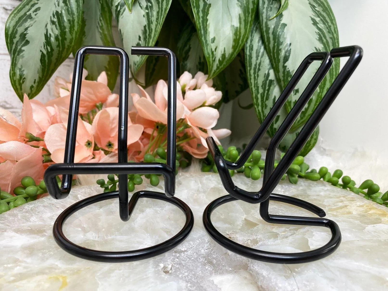 Decorative Metal Crystal Stands