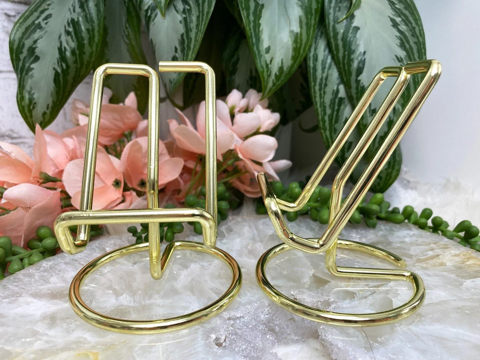 Decorative Metal Crystal Stands
