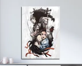 Demon Slayer Cover Metal Poster