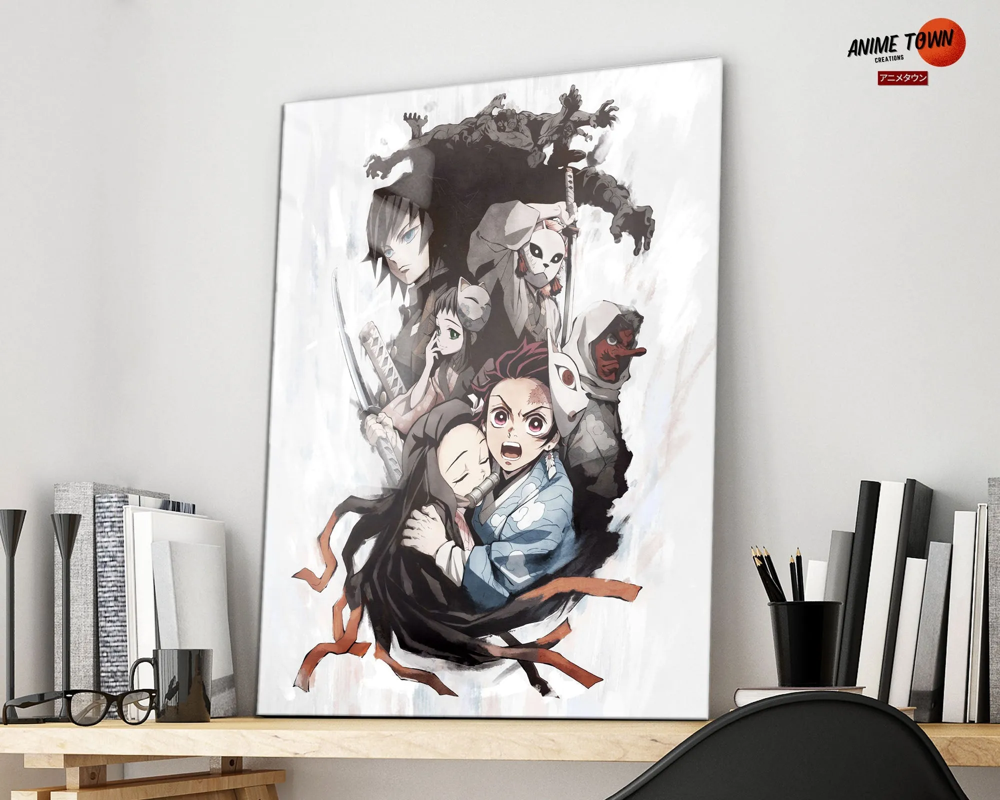 Demon Slayer Cover Metal Poster