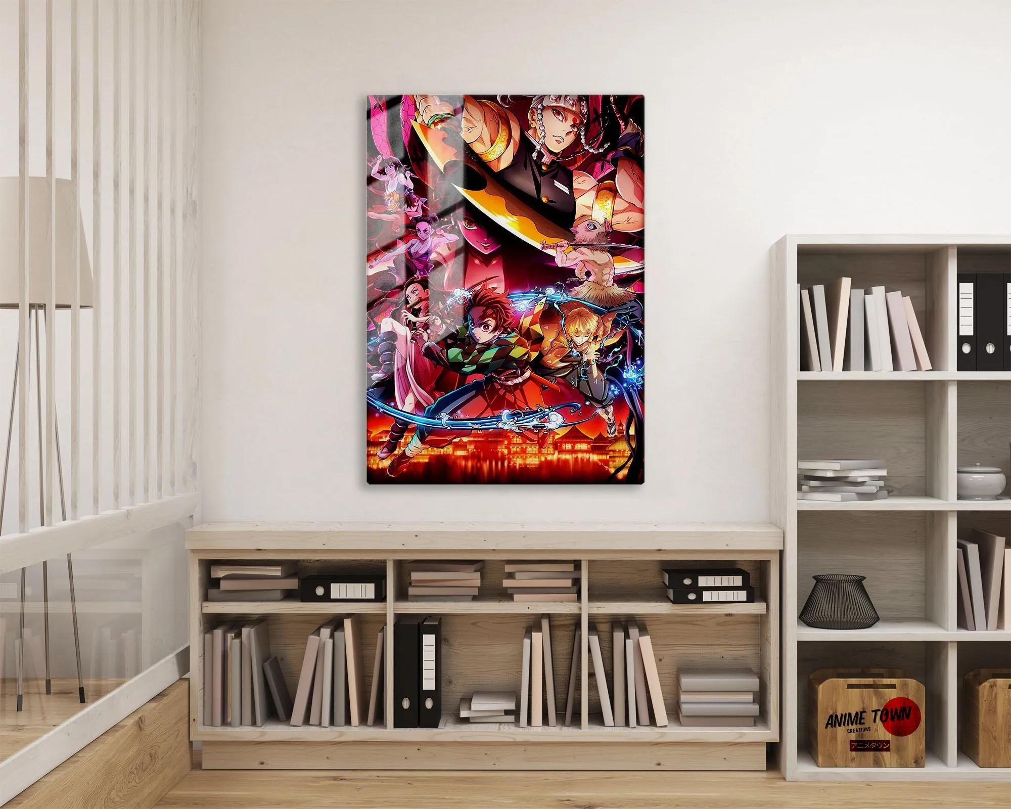 Demon Slayer Entertainment District Arc Metal Poster