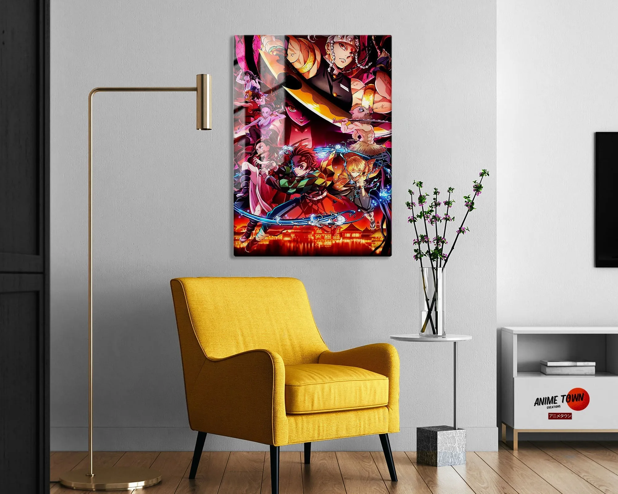 Demon Slayer Entertainment District Arc Metal Poster
