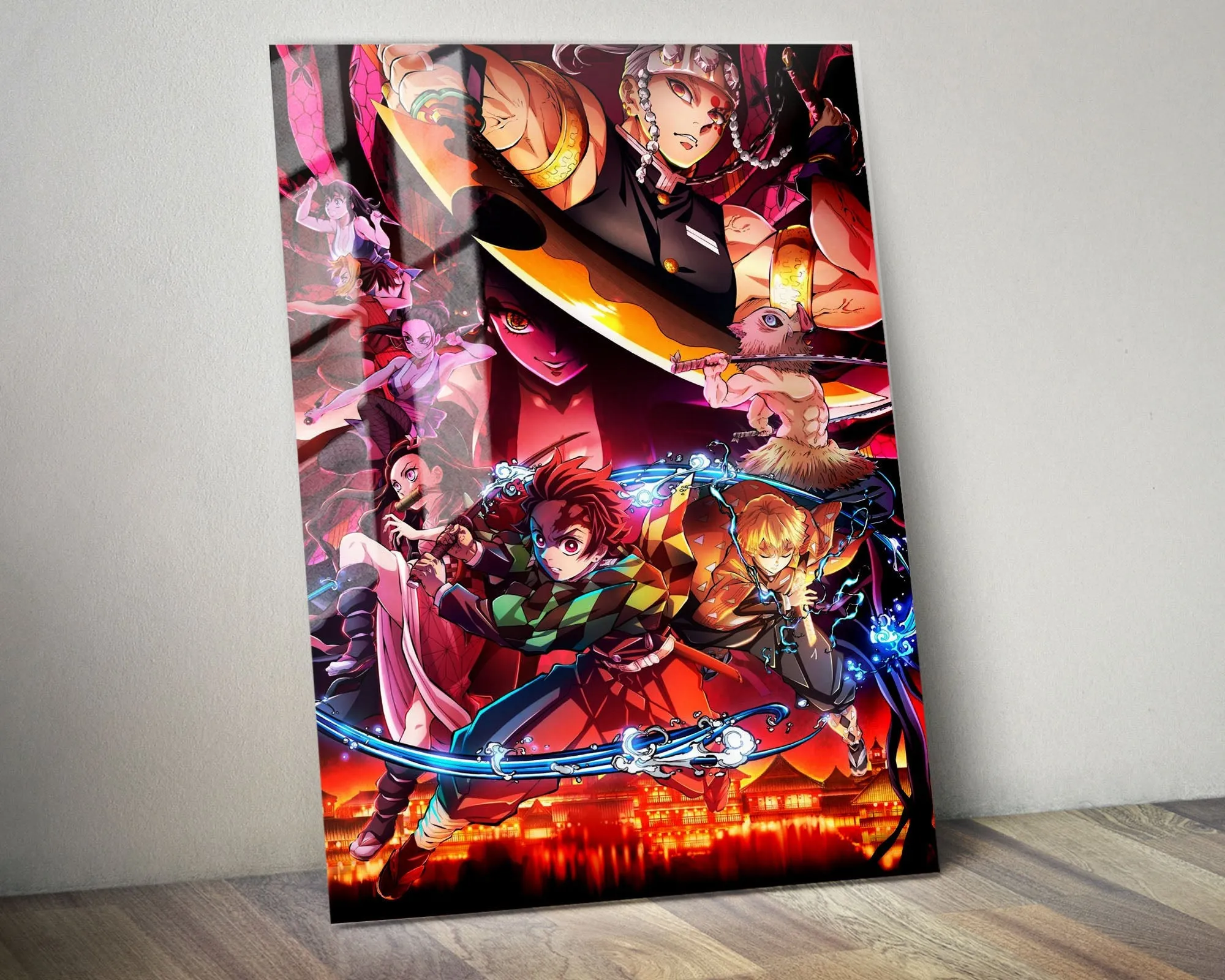 Demon Slayer Entertainment District Arc Metal Poster