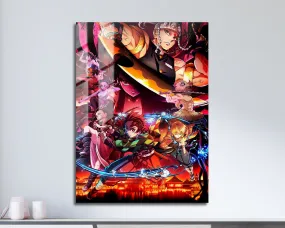 Demon Slayer Entertainment District Arc Metal Poster