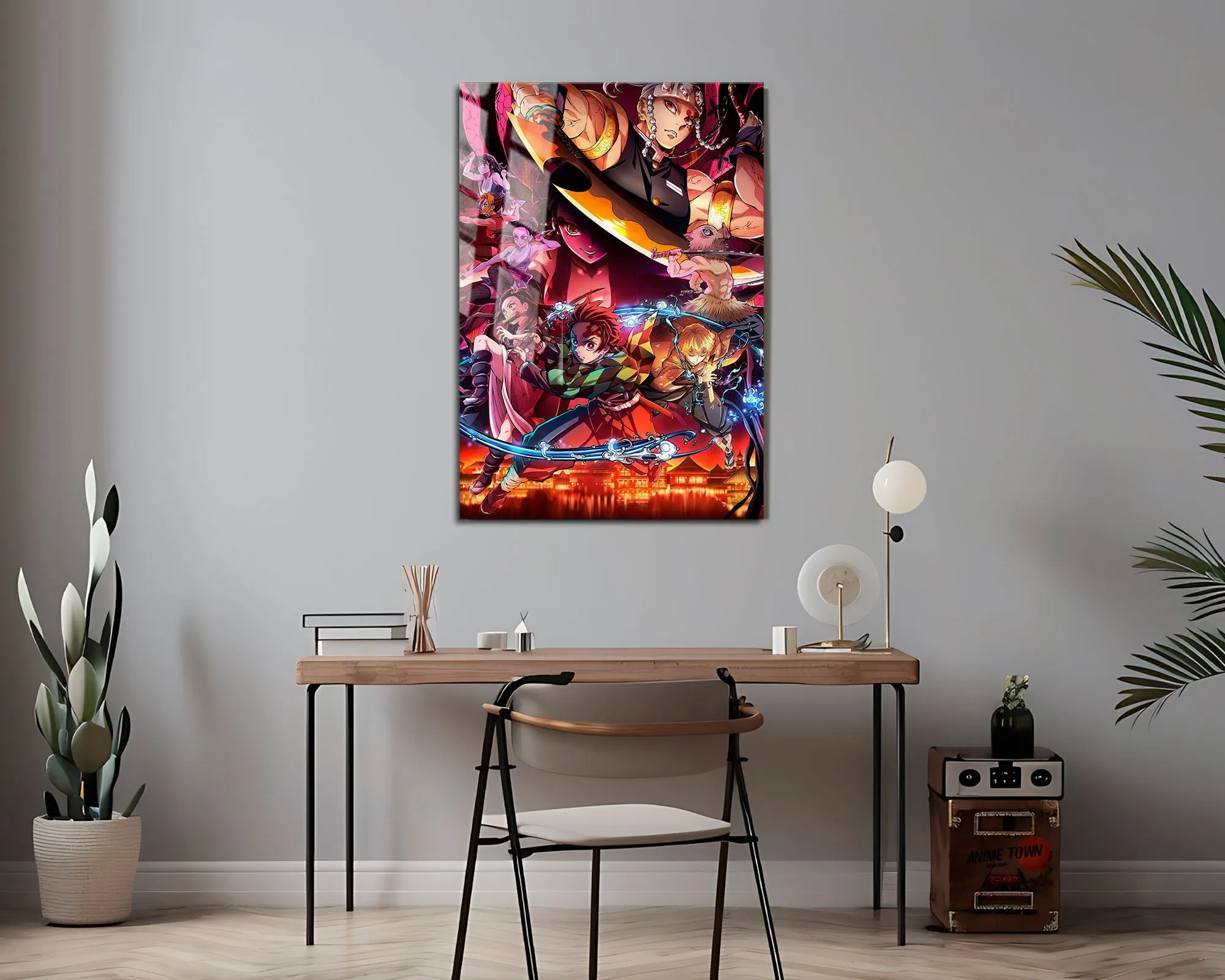 Demon Slayer Entertainment District Arc Metal Poster