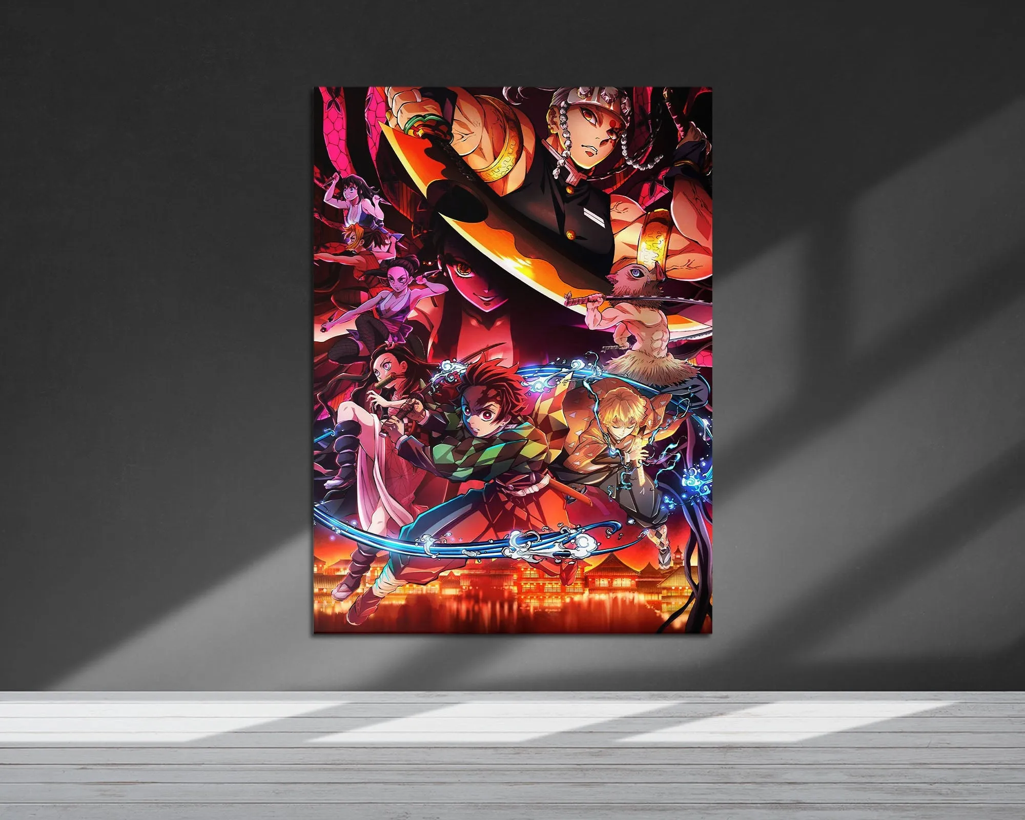 Demon Slayer Entertainment District Arc Metal Poster