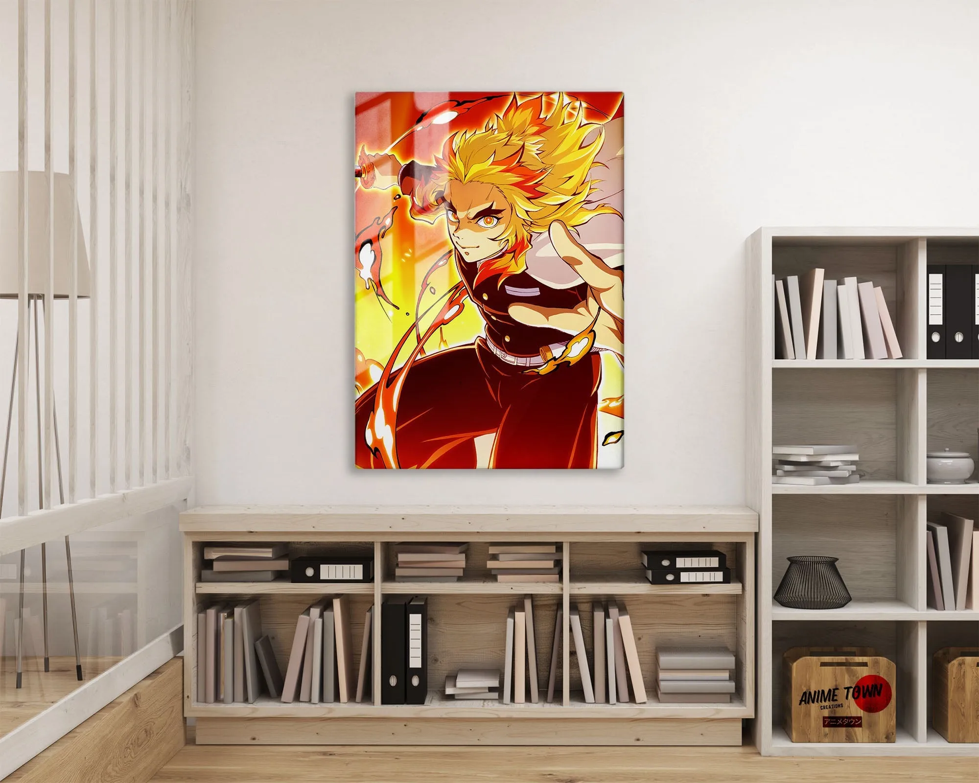 Demon Slayer Rengoku Kyojuro Metal Poster