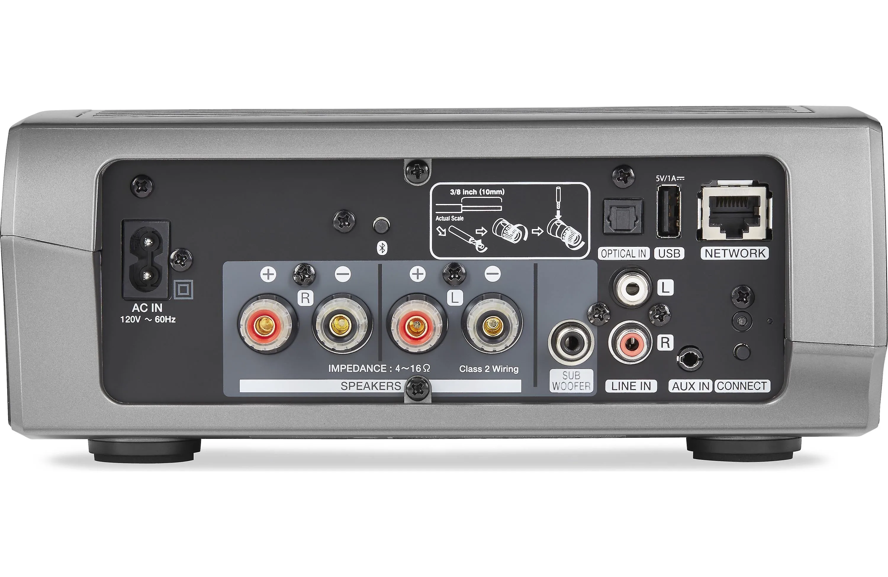 Denon HEOS AMP HS2 Wireless Stereo Amplifier Open Box