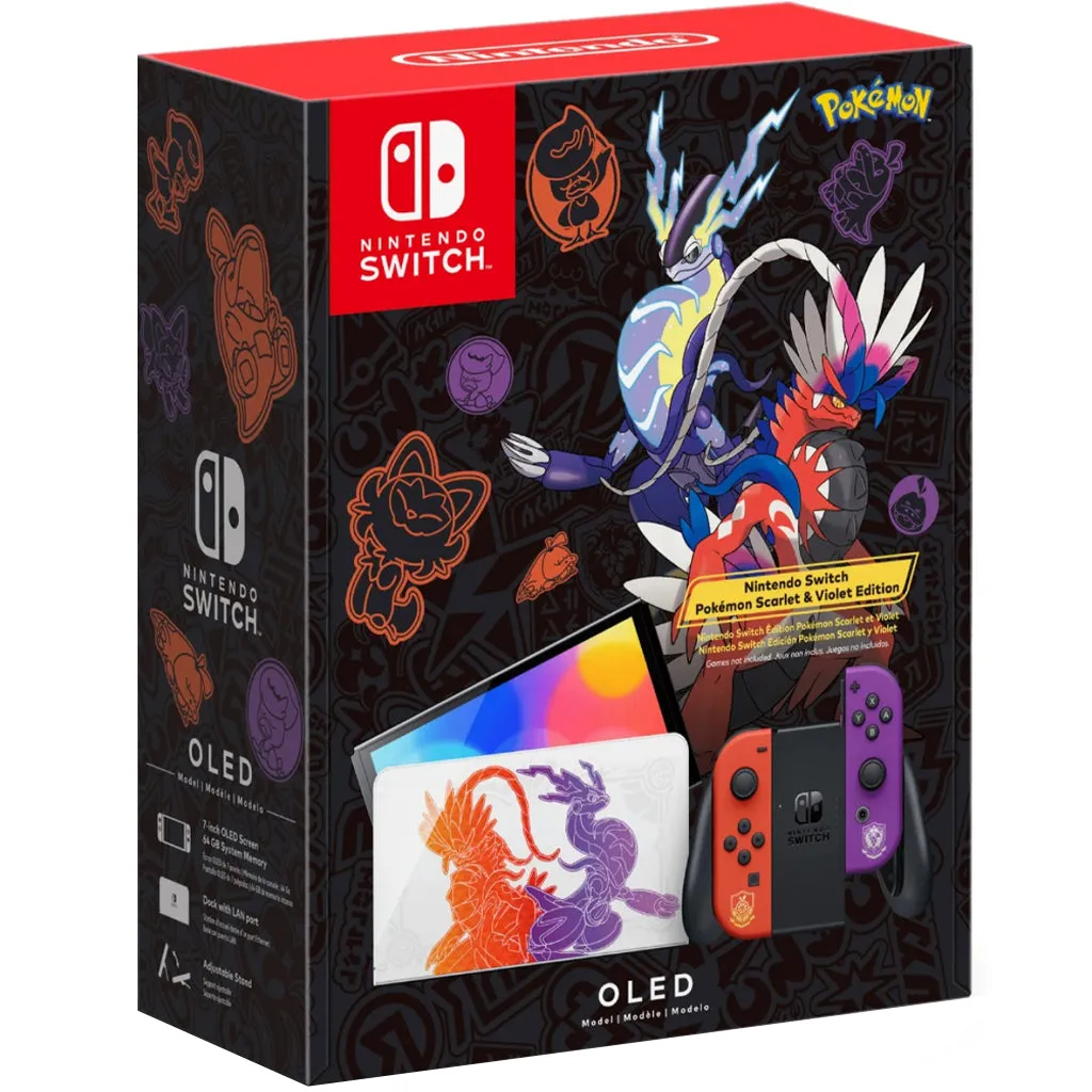[DEPOSIT ONLY] Nintendo Switch OLED Console (Pokémon Scarlet & Violet Edition)