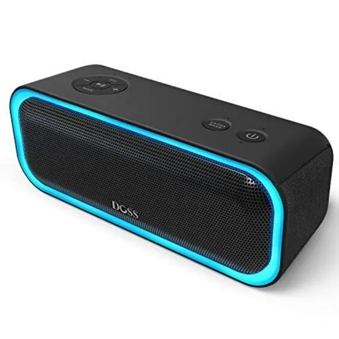 Doss DS - BT10 Pro Wireless Bluetooth Stereo Speaker Bass Soundbox with LED Light