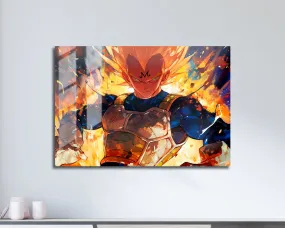 Dragon Ball Artistic Majin Vegeta Metal Poster
