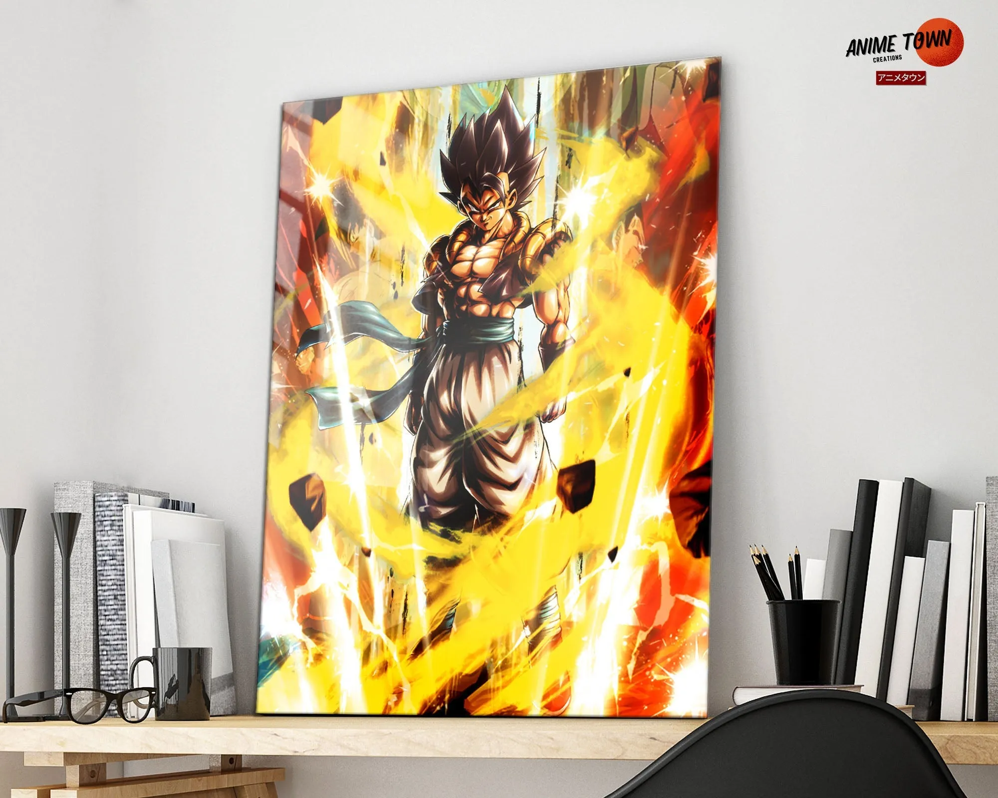 Dragon Ball Gogeta Metal Poster