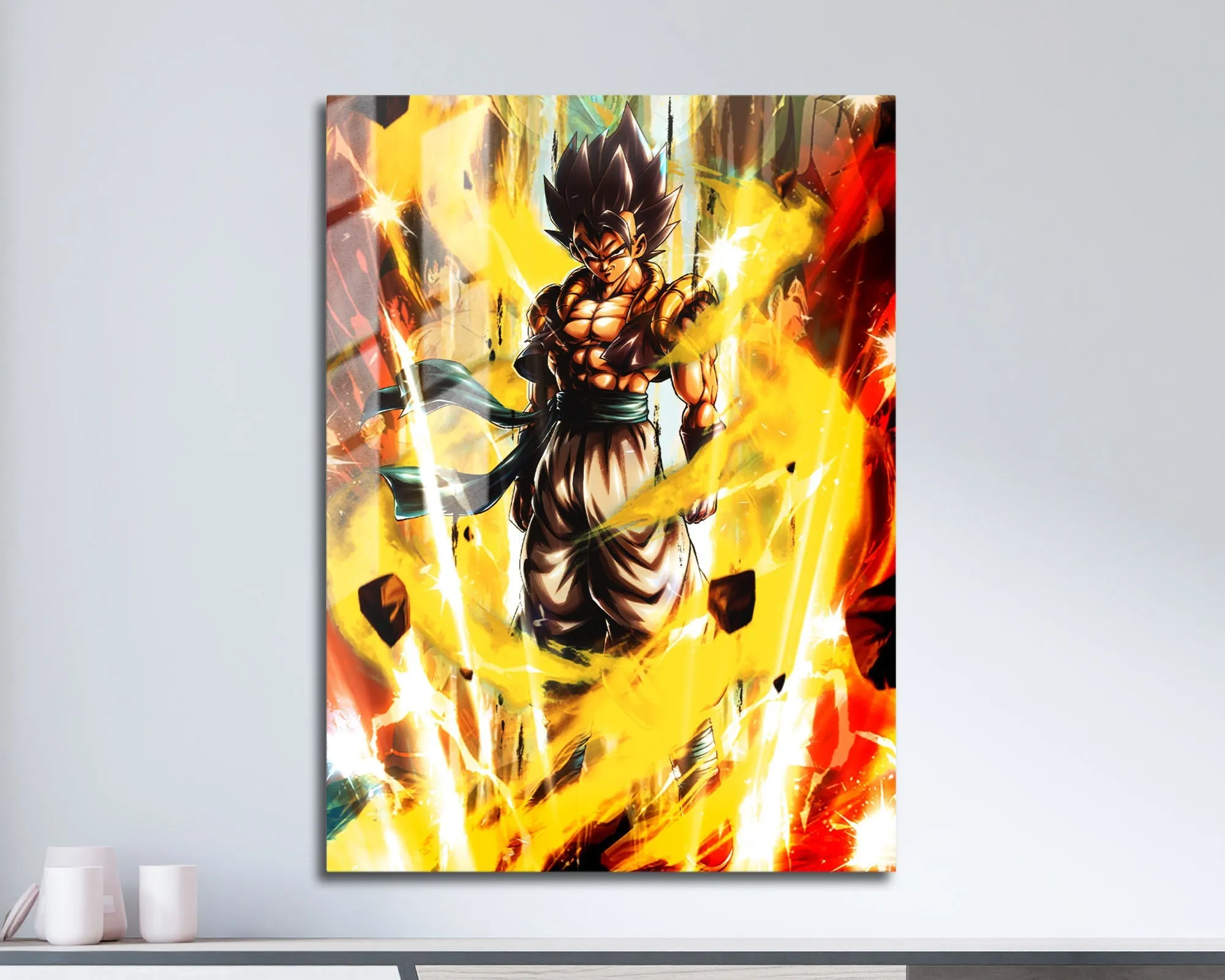 Dragon Ball Gogeta Metal Poster