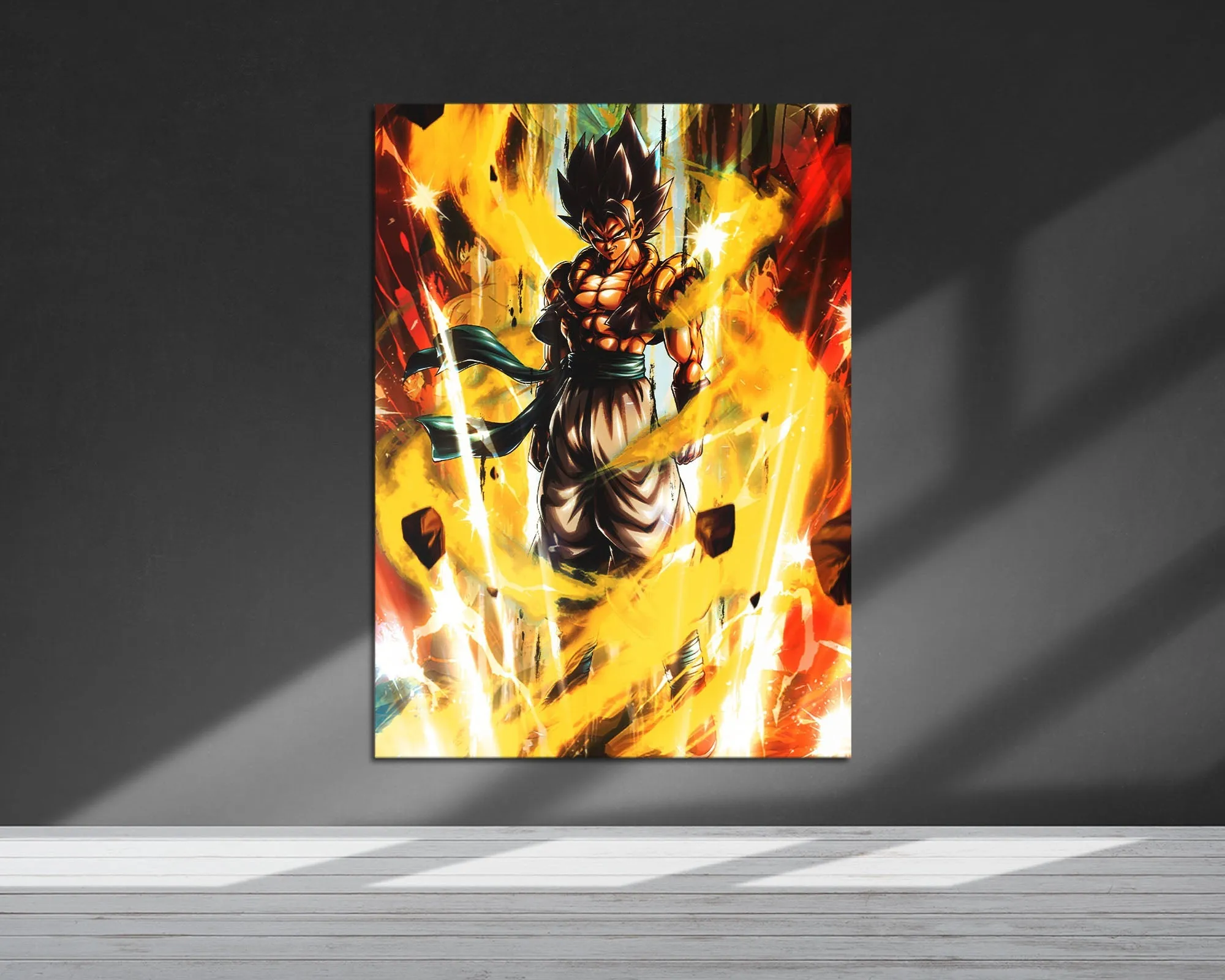 Dragon Ball Gogeta Metal Poster