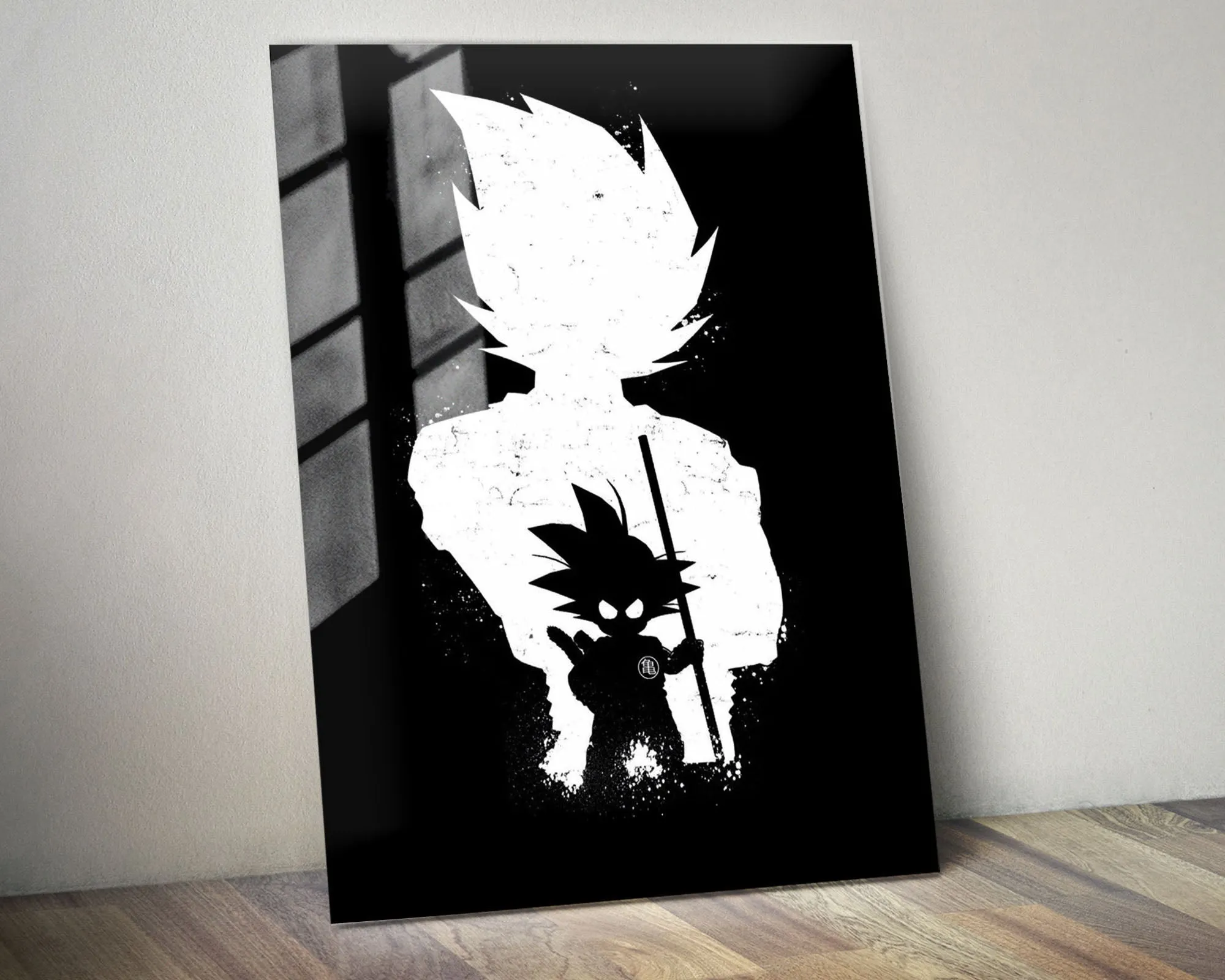 Dragon Ball Goku Minimalist Black Metal Poster