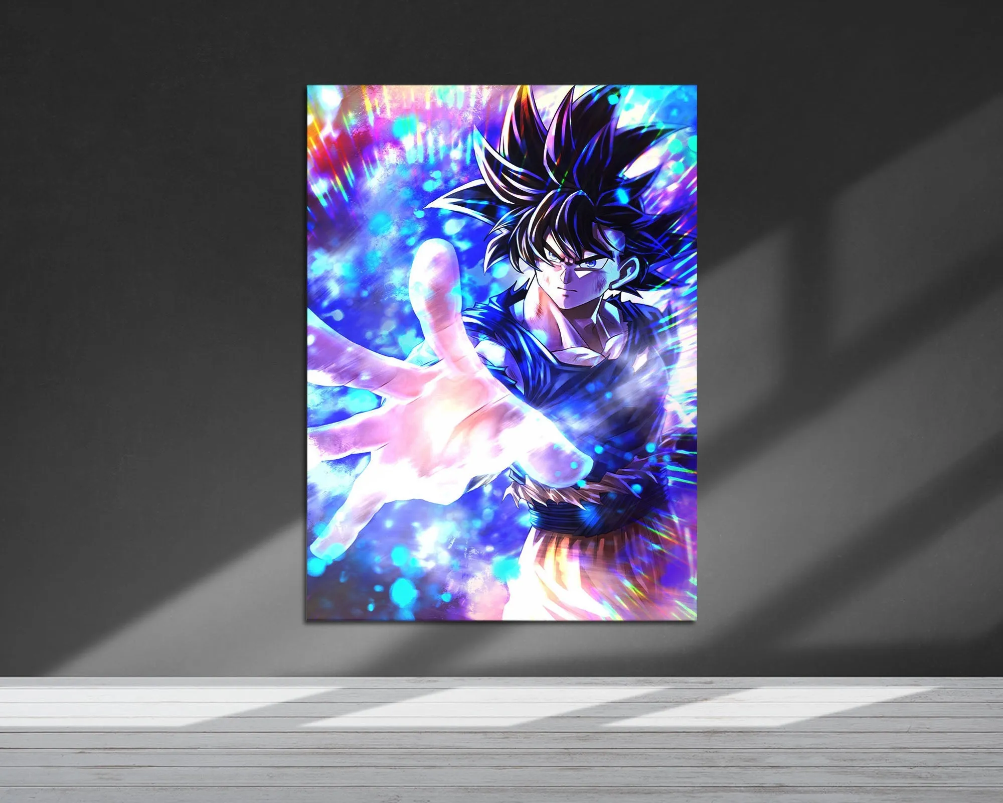 Dragon Ball Goku Ultra Instinct Touch Metal Poster
