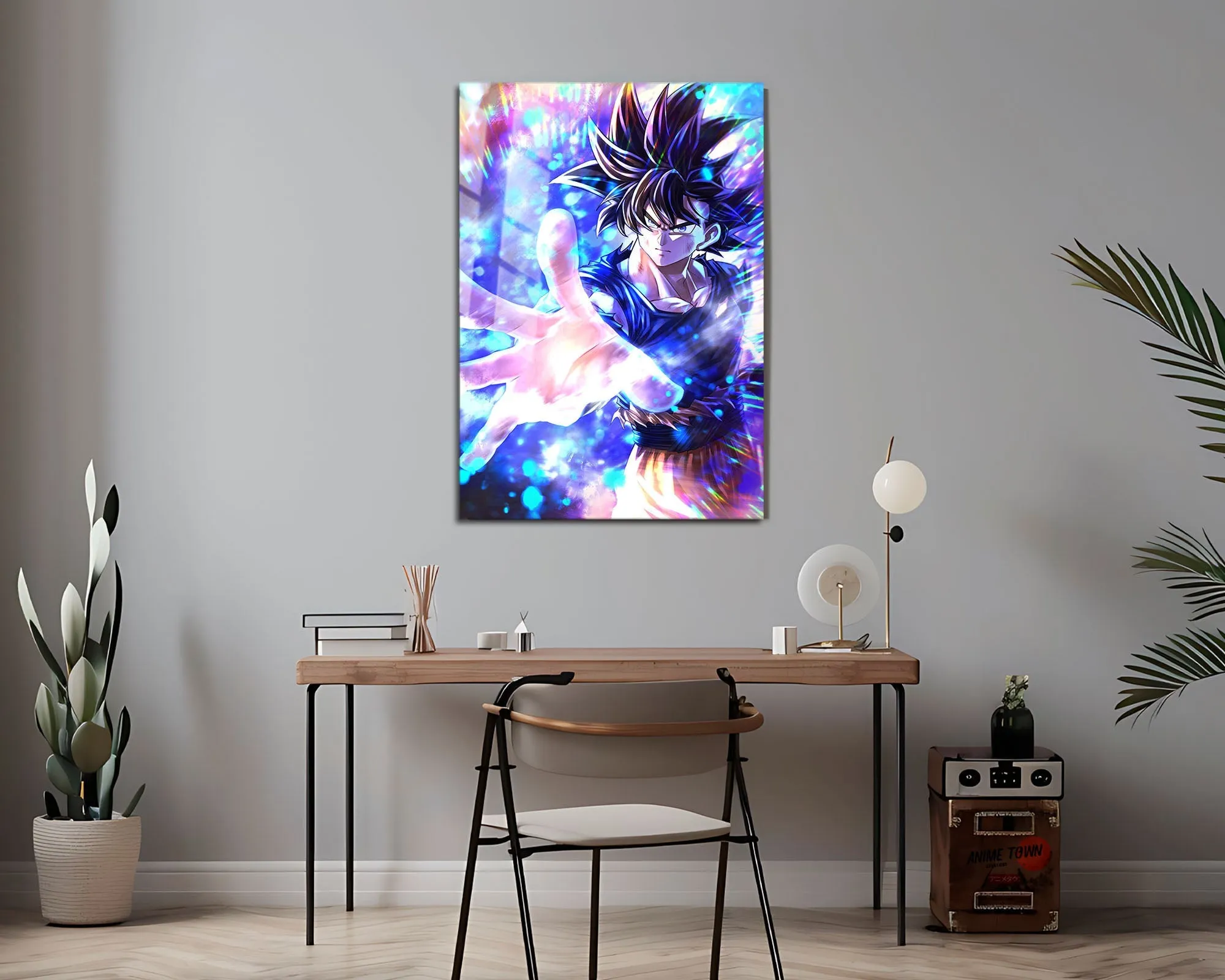 Dragon Ball Goku Ultra Instinct Touch Metal Poster