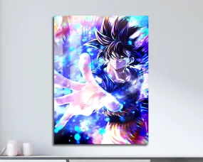 Dragon Ball Goku Ultra Instinct Touch Metal Poster