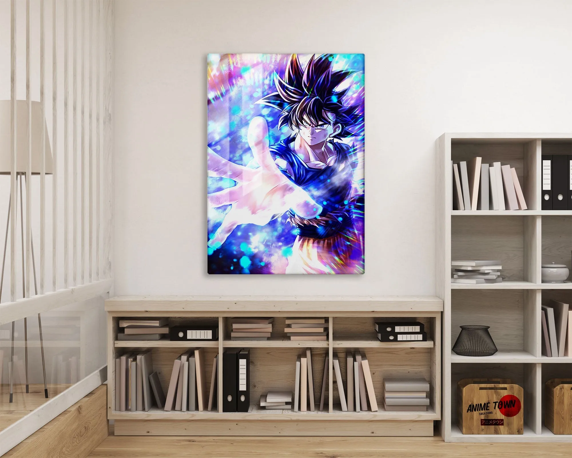 Dragon Ball Goku Ultra Instinct Touch Metal Poster