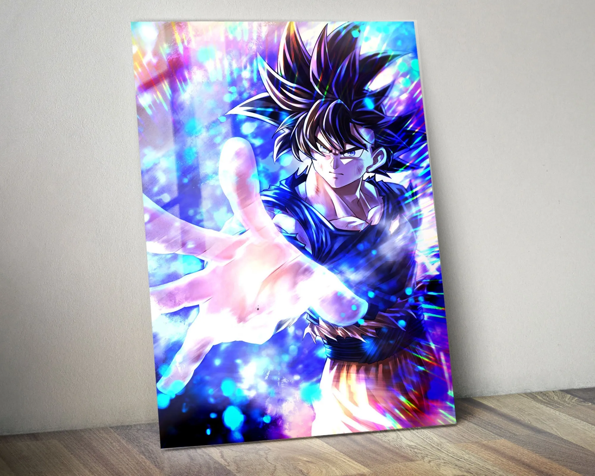Dragon Ball Goku Ultra Instinct Touch Metal Poster