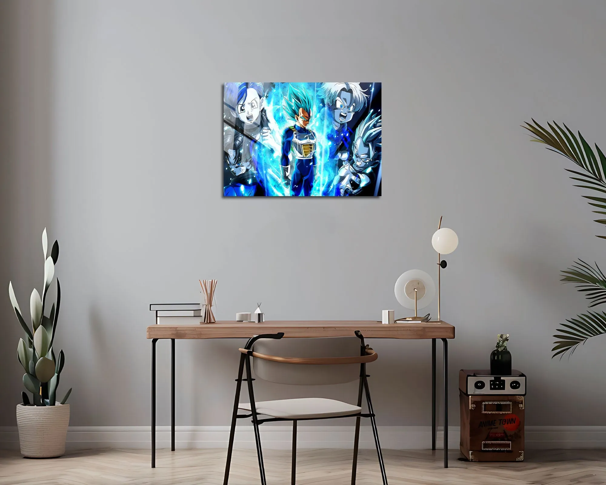 Dragon Ball Vegeta Super Saiyan Blue Familia Metal Poster