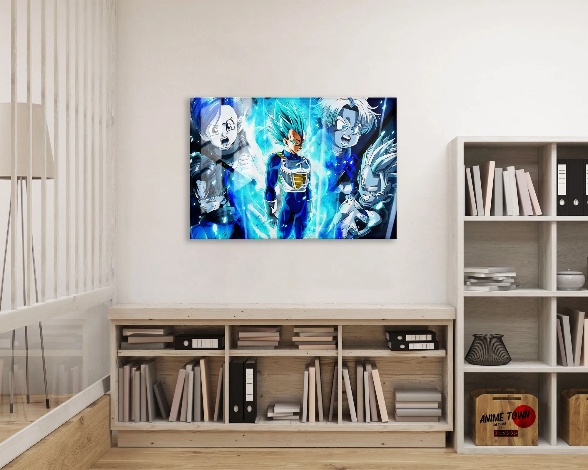 Dragon Ball Vegeta Super Saiyan Blue Familia Metal Poster