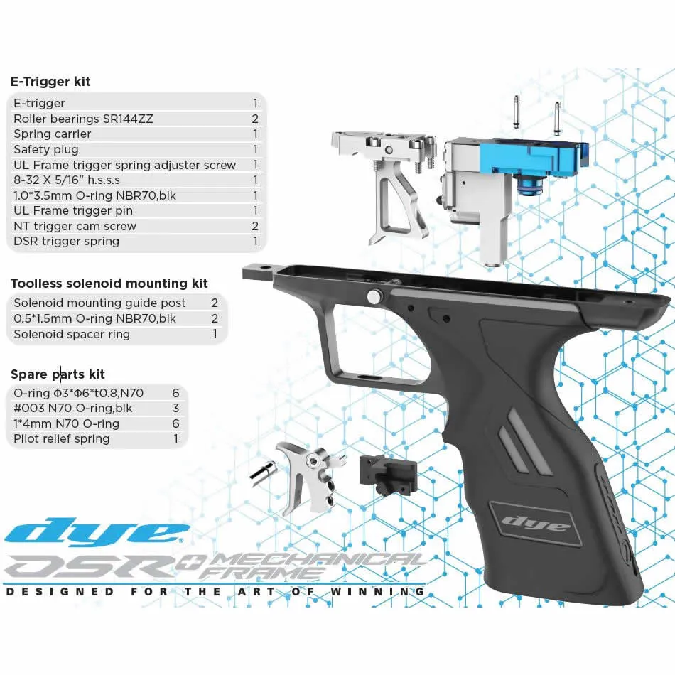Dye DSR  Mech Frame - Black